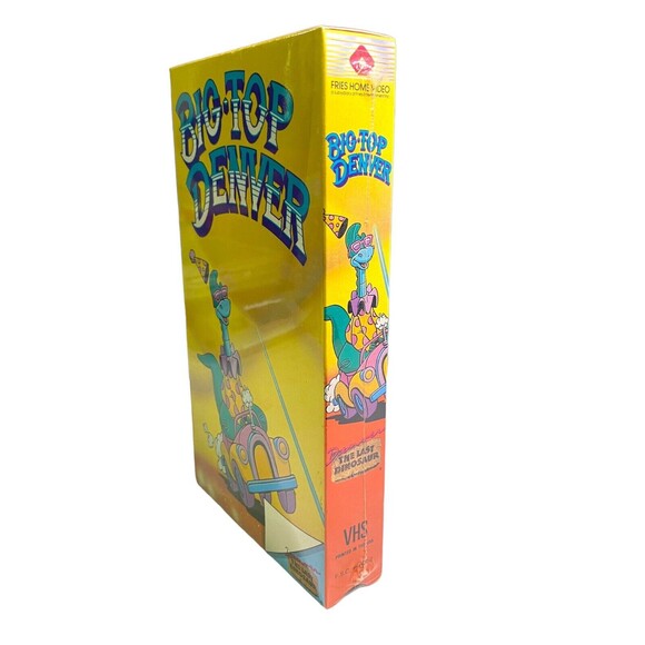 Denver The Last Dinosaur VHS Big Top Denver (1988) RARE Sealed Animation Fantasy - Picture 3 of 9